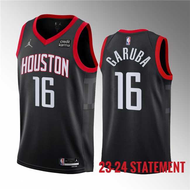 Men's Houston Rockets #16 Usman Garuba Black 2023 Statement Edition Stitched Basketball Jersey Dzhi ,We sell and wholesale Men's Houston Rockets #16 Usman Garuba Black 2023 Statement Edition Stitched Basketball Jersey Dzhi  on line form chian!